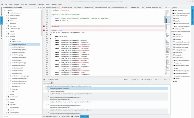 Diagnostics support