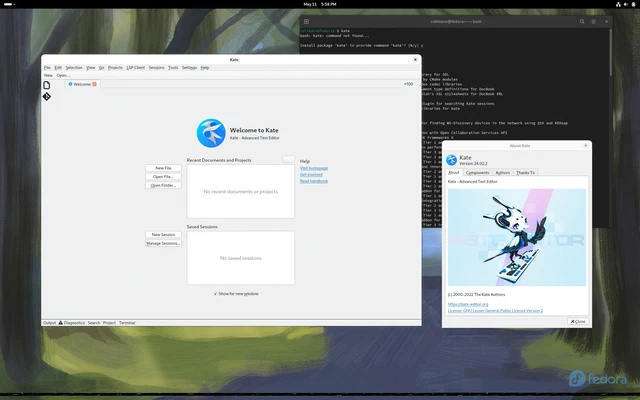 Kate on GNOME
